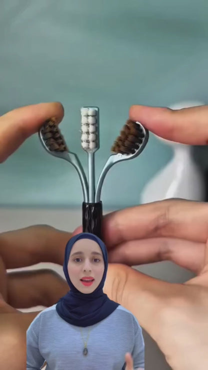 فرشاة الكترونية ثلاثية سيت عدد 6